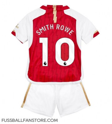 Arsenal Emile Smith Rowe #10 Replik Heimtrikot Kinder 2023-24 Kurzarm (+ Kurze Hosen)